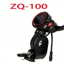 ZQ-100 Electric Scooter Dashboard with 2 Keys (Speedometer Odometer) 6 Cores for Electric Scooter