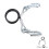 3500lbs Load Capacity Trailer Safety Cable with 2 Hook Galvanized Iron High Strength for RV 3