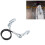3500lbs Load Capacity Trailer Safety Cable with 2 Hook Galvanized Iron High Strength for RV 1