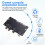 FC Game Console Video Expansion Board for AV+RF Output - Step-Down 6