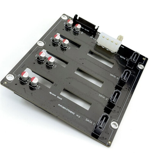 N4 Hot-Swappable Hard Disk Backplane - NAS Case Backplane, Supporting  & HDD Server Hard Disks