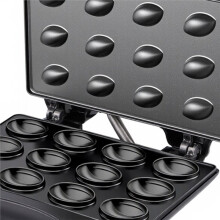 Electric 12-Hole Walnut Cake Waffle Maker with Nuts Biscuit Maker for Baking Business - Non-Stick Surface EU Plug