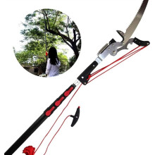 Telescopic Pole Saw Tree Pruner with Telescopic Extension Reach and Replaceable Sharp Blade