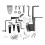 63V-48501-00 Remote Control Attachment Kit for  Parsun 9.9HP 15HP 2