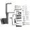 63V-48501-00 Remote Control Attachment Kit for  Parsun 9.9HP 15HP 4