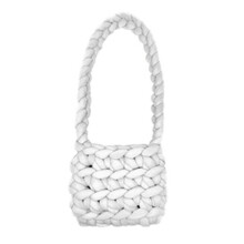 Wool Tote Purse Bag – Plush Shoulder Bag, 470g