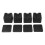 4Sets Sofa Risers Square Rubber Anti Skid Bed Raisers Blocks for Home Washing Machine 1