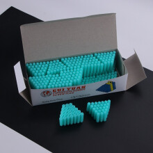 (500pcs) Kunststoff-Expansionsrohr, grün, neues Material, einteiliges Expansionsrohr, Wandstopfen, Bulk-Expansionsstopfen