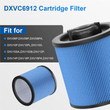 2 Pack DXVC6912 Vacuum Filter Replacement for Wet Dry Vac 6-16 Gallon, for Vacuum