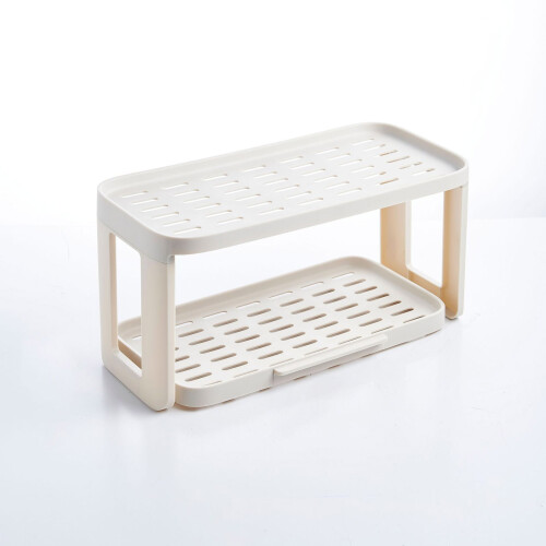 Seasoning Rack with Wheels, 3-Tier Kitchen Storage Shelf