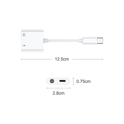 TYPE-C-auf-3,5-mm-Audio-Adapter mit Ladeanschluss 1