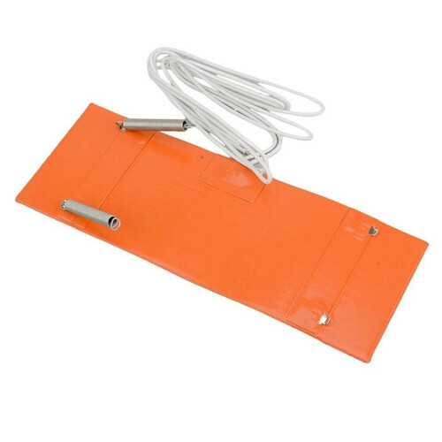 12V 250x90mm Orange Silicone Electric Heating Pad for  Car Heaters 1