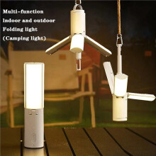 Lampa Ficklampa Hopfällbar Utomhus Camping Bärbar Uppladdningsbar Hög Kapacitet Nödhängande Tält Hängande Ljuslykta