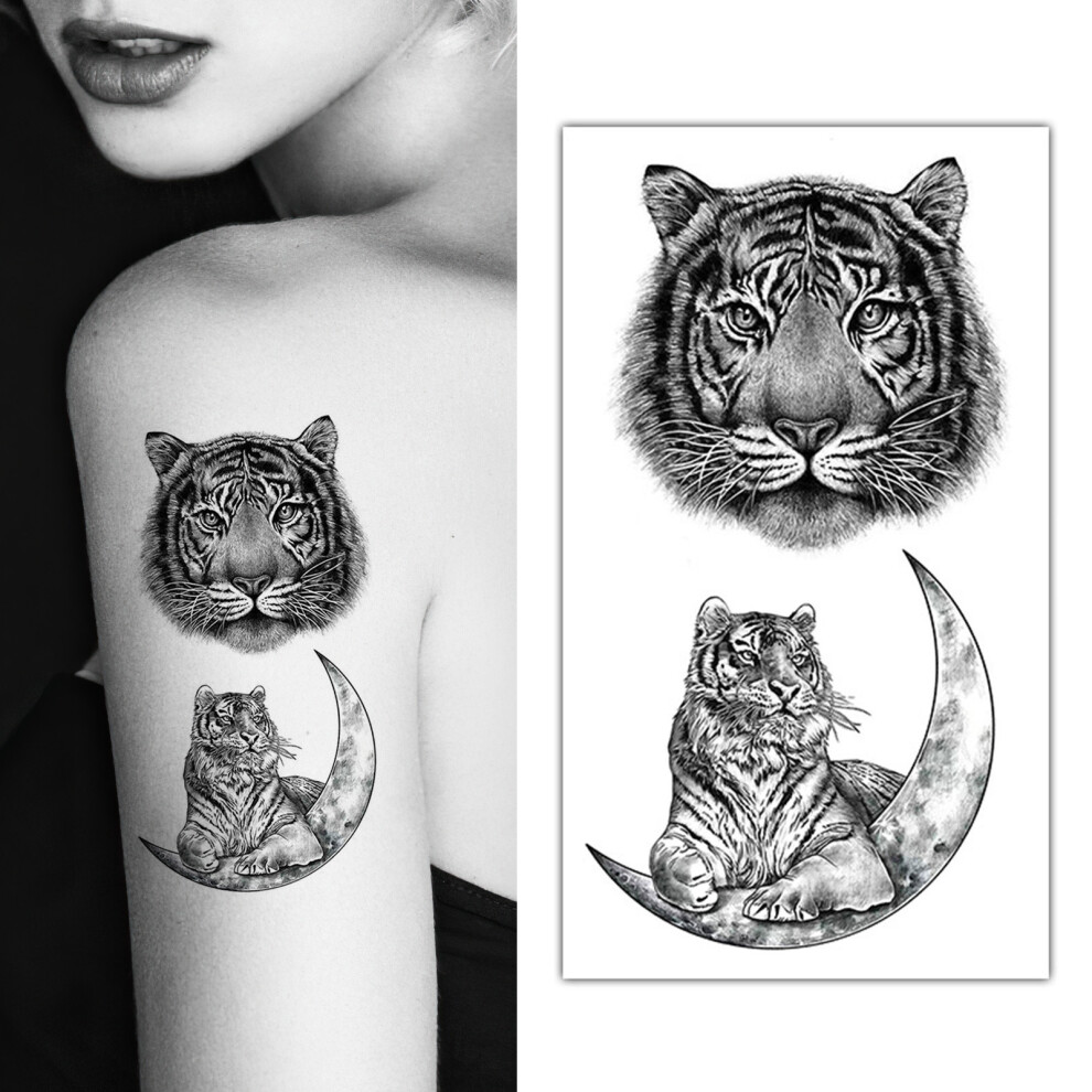 Roc-Electron (K497) Floral Tattoo Stickers For Women - Safe & Easy