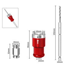 Quick-Change Hole Opener Extension Rod,16mm Thread, 10mm Hex Shank Set for Bi-Metal Hole Saws and Pipe Openers