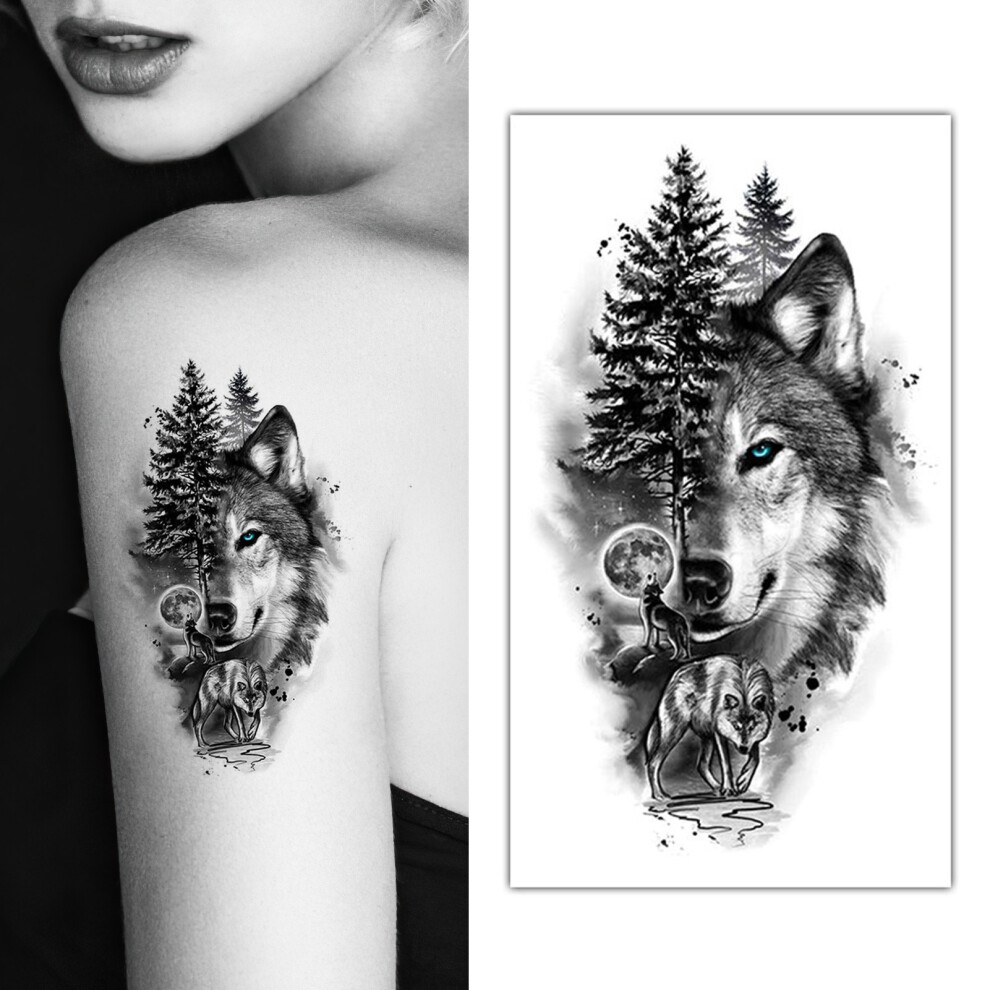 Roc-Electron (K499) Floral Tattoo Stickers For Women - Safe & Easy