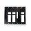 4D Corner Power Supply Five Bay for  Hard Drive Backplane NAS Chassis Adapter 6G/Bps Storage Server Backplane 3