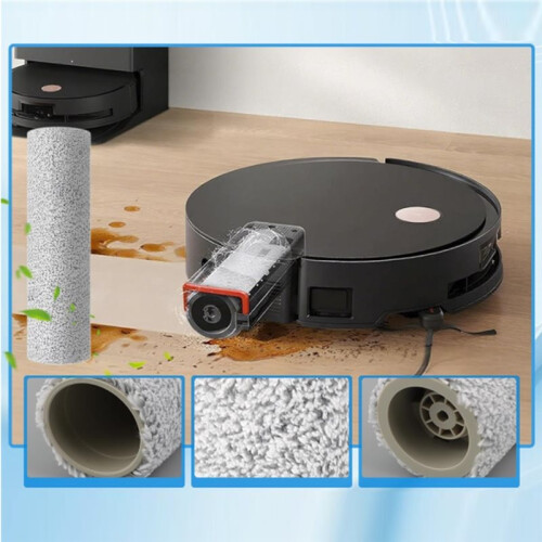 Roller Brush Cap and Roller Mop for  Deebot X8 PRO/X8 PRO  AI Vacuum Cleaner Roller Brush Handle Side Cover 2