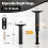 4 PCS Adjustable Height Bed Support Legs 7.8-13 Inch Heavy Duty Bed Frame Support Legs for Bed Slat and Frame Support 9