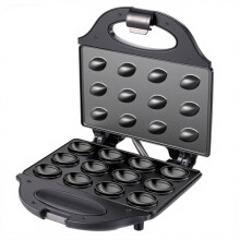 Electric 12-Hole Walnut Cake Waffle Maker with Nuts Biscuit Maker for Baking Business - Non-Stick Surface EU Plug