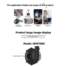 WM7060 Ventilator Driver Set Centrifugal Brushless Air Blower High Pressure Turbo Fan for Cooling Equipment 12V