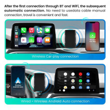1 Pc AI Box Wireless CarPlay Android Auto TV Box WiFi 5G Mirror Link Universal Car Multimedia Intelligent System