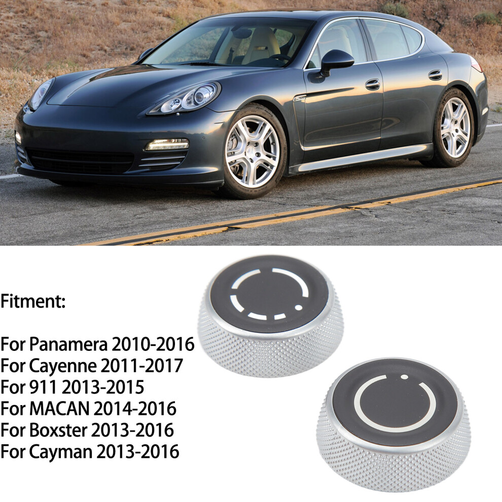 2Pc Abs Volume Knob For Cayenne And Panamera 7055741047824
