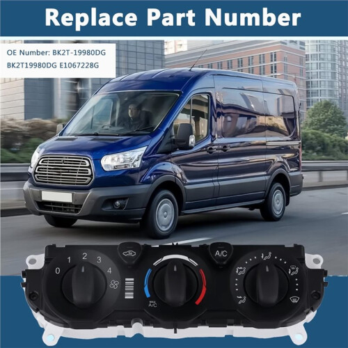 AC Heater Control Panel  BK2T-19980-DG BK2T19980DG for  Transit 2014-2019 1