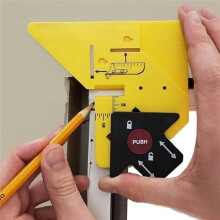 Portable Trim Carpentry Aid, Decorative Trim Guide Bevel Cutting Guide for Precise Wood Trim Installation
