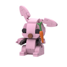 (Pink) Osterhasen-Baukasten |Bunt |Perfekte Ostergeschenke und Partygeschenke, ideale Belohnungen für das Klassenzimmer