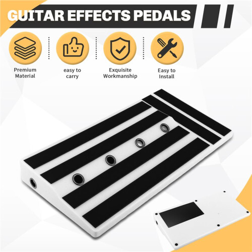Size Guitar Effects Pedal Board for Multiple Guitar Pedals Accessories Double-Row Storage Board 1