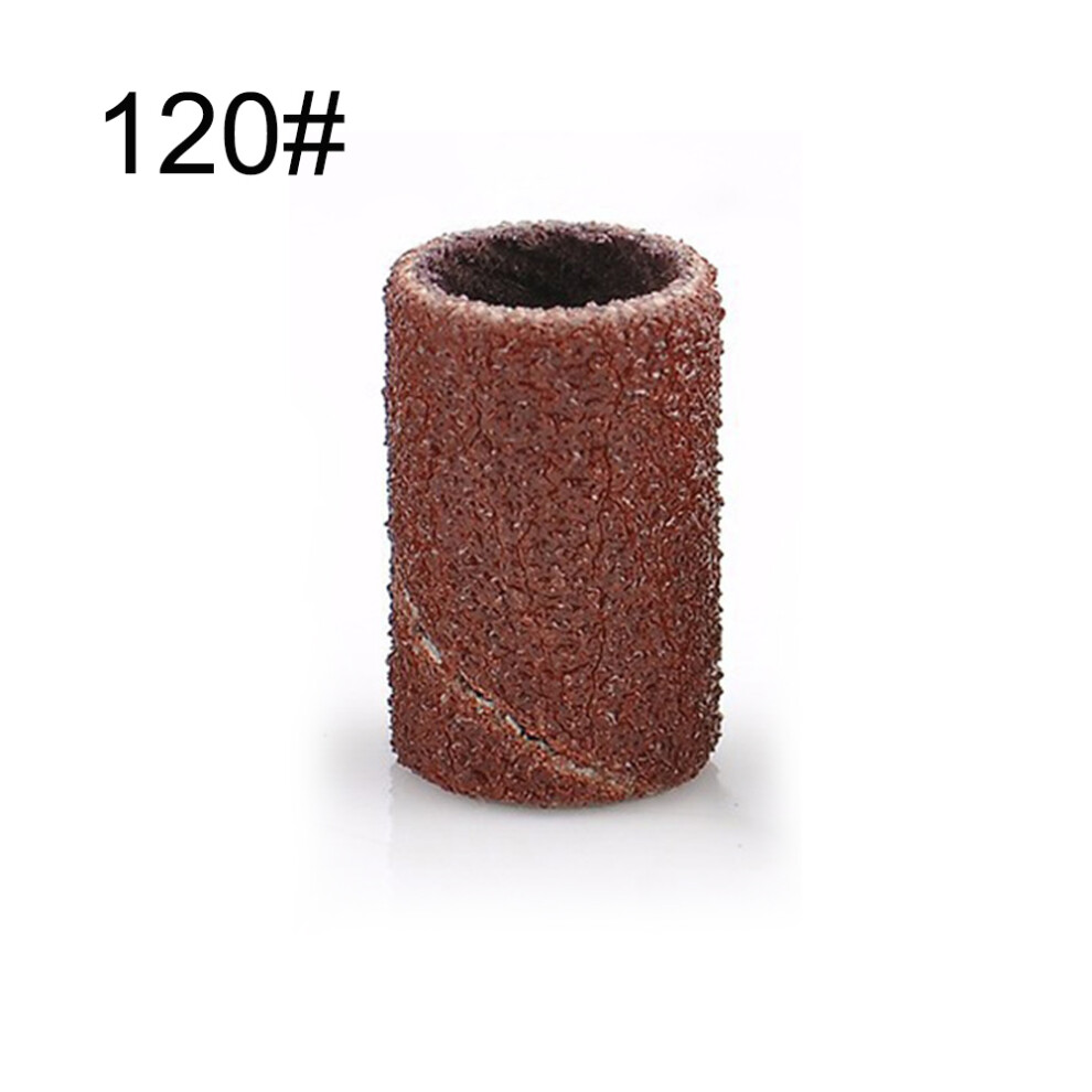 Dachuang Beauty (120#) 50Pcs Nail Sanding Rings, Manicure Polisher Tool Set