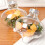 12-Pack Clear Plastic Christmas Baubles8cm 3