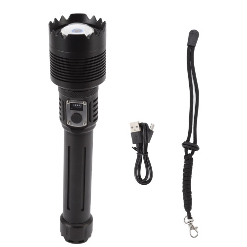 Linterna LED recargable 6000LM XHP360, 5 modos,