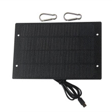 5W 5V ETFE Zonnepaneellader met Type-C Uitgang, Powerbank voor Mobiele Telefoons, Bewakingscamera'S, Binnenplaatsverlichting en Straatverlichting