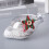 12-Pack Clear Plastic Christmas Baubles8cm 5