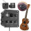 Akustisk Gitarrpickup för Fishman ISYS+ EQ Mic Blend Preamp System Justerbar Akustisk Gitarrförstärkare 3