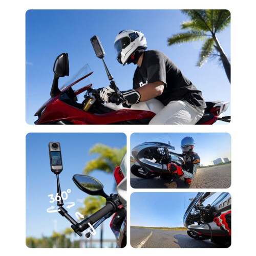 For  Motorcycle Bicycle Holder Camera Mount 360 Degree Adjustable Bike Handlebar Bracket Stand 1