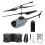 Remote Control Helicopter 4K Dual Camera 25x4x11cm Grey, Obstacle Avoidance 3