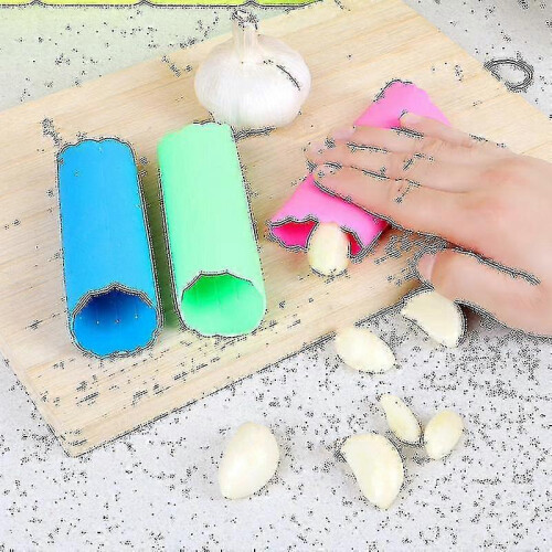 Food Grade Silicone Garlic Peeler Kitchen Tool 2