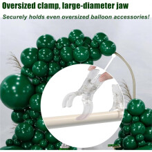 30 Pack Balloon Arch Clips -10 Large 3.5-Inch Backdrop Clips & 20 Small 2.4-Inch Clear Heavy-Duty Clips for Balloon Kits