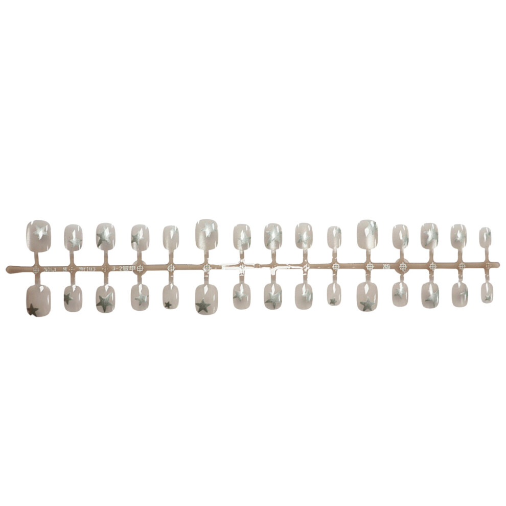 Roc-Electron 30Pcs Glossy Cat Eye Press-On Nails For Women