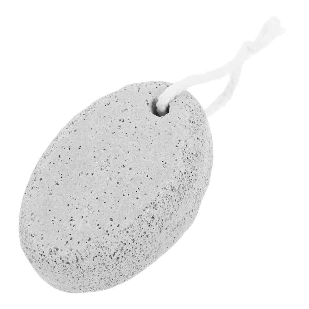White Natural Volcanic Pumice Stone For Feet Callus Removal With Ergonomic Grip Pedicure Exfoliator