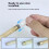 100Pcs Plastic Billiard Cue Spout  Protector Pool Recreational Replacement Billiard Snooker Accessories 12mm 2