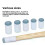 100Pcs Plastic Billiard Cue Spout  Protector Pool Recreational Replacement Billiard Snooker Accessories 12mm 4