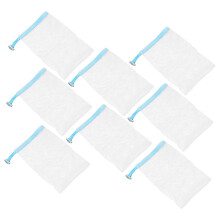 Facial Cleansing Net Soap Saver Pouch for Women, Exfoliating Mesh Bag, Rich Foam, Quick Dry, 8pcs