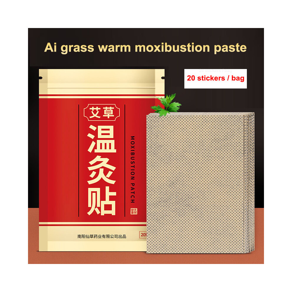 Phui-Pet-Supplies 20Pcs Wormwood Pain Relief Moxa Pads