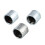 Silver Electric Bass & Guitar Volume Control Knobs 3Pcs Tuning Potentiometers 7