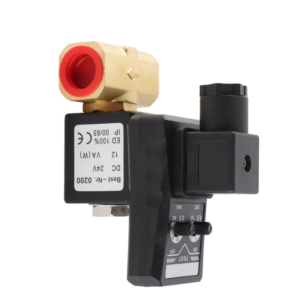 Automatic Timer Drain Valve DC24V Brass