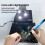Portable  Smoke Absorber with LED Light, Efficient Dust Suction Machine for Nail Salon,Soldering EU Plug 4